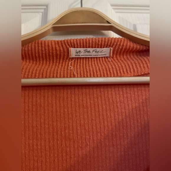 Burnt Orange Mock Neck Tunic - Picture 2 of 2